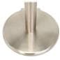 These retractable belt stanchions have brushed silver base