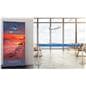 These retractable belt stanchions with powder-coated finish 