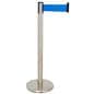 These retractable belt stanchions have stainless steel 304 material 