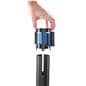 Steel stanchion with easy insert belt cartridge