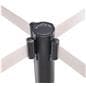 retractable barrier post