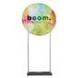 Custom printed 7ft EZ extend circle backdrop with single sided graphics