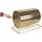 Brass Raffle Drum with Wooden Handle