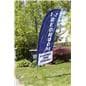 Polyester 1-2 BEDROOM Blue Feather Banner
