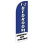 Replacement 1-2 BEDROOM Blue Feather Banner 