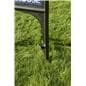 Black plastic real estate sign stands for ground insert 