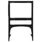 Plastic real estate sign stands with upper and lower signage frames 