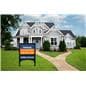 Plastic real estate sign stands measures 46 inches tall 