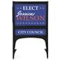 Custom sign insert for RE1824SBK yard sign with weatherproof design 