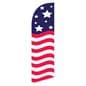 Fade resistant Stars & Stripes feather banner