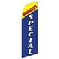 Fade resistant MANAGERS SPECIAL blue flag banner