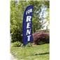 Outdoor-rated FOR RENT Blue Advertising Flag Banner