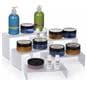 Acrylic Shelf Risers in Use