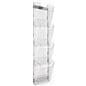 Clear Magazine Wall Rack