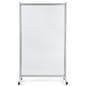 40 inches x 70 inches dry erase rolling room divider