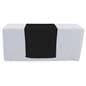 Black table runner with 6 foot design