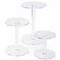 3 Set Acrylic Pedestal Risers