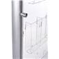 Adjustable 4-tier floor magazine stand with standoffs