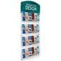 Custom display sign header for acrylic literature holders wall mounted display