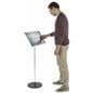 Advertising 17 x 11 Silver Snap Frame Stand