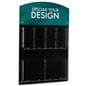 Custom printed header graphic for 2RP4 series literature holders with multi-pocket dividers 
