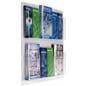Wall Mounted Magazine Racks Hold Various Literature Sizes