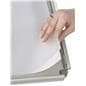 Protective Film 8.5 x 11 Silver Snap Frame Stand