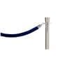 Stanchion post with 4-way belt receiver