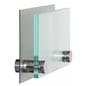 Layered Office Door Sign with Brushed Metal Backing