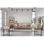 Wooden display showcase in retail environment