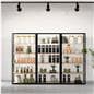 Rustic shelving unit shown paired with the rustic cash wrap, sold separately