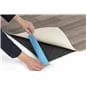 Simple installation of portable rollable vinyl event flooring