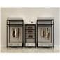 Farmhouse industrial clothing rack has great coordinating pieces