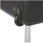 Portable counter includes hard case with wheels