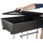 Portable counter with aluminum frame 