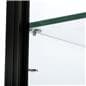 Black Knock Down Tower Showcase Shelving Unit