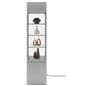 Light up retail tower with modern design