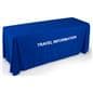 blue table drape