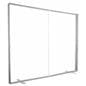 10' trade show booth kit with lightweight aluminum wall frame