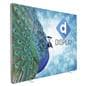 Custom printed SEG backwall with 10' trade show booth kit 