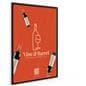 Black poster hanger fits 36 x 48  graphics