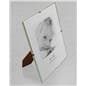 Glass Clip Photo Frame is Frameless With A Glass Panel