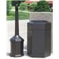 Black Waste Receptacle