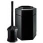 Black Waste Receptacle 