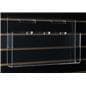 Slatwall Acrylic with Adjustable Pockets