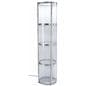 Pirouet portable collapsible showcase with full vision interior