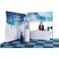 Pirouet portable collapsible showcase with lightweight design