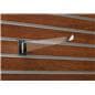 Set of 2 slatwall 12" chrome knife bracket 