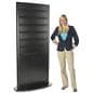 Tower Slatwall Display with 7 Channels per Side