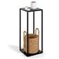 Slim tall side table with modern design